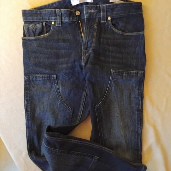GUESS Carpenter jeans - Straight Slim fit size 31 waist x 32 - Picture 2 of 6